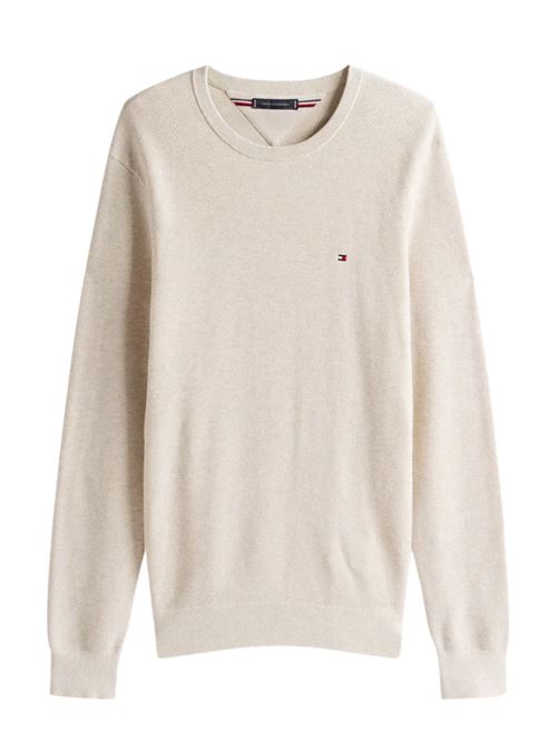 Maglioncino avena in cotone Tommy Hilfiger | MW0MW36347HGF